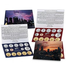 United States Mint UNC coinset 2008 P and D